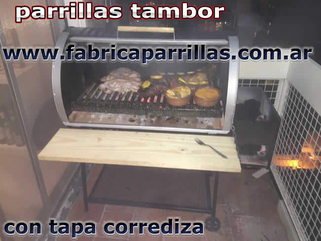 Parrillas de tambor unica con tapa corrediza digna de ver Parrillas de tambor unica con tapa corrediza digna de ver