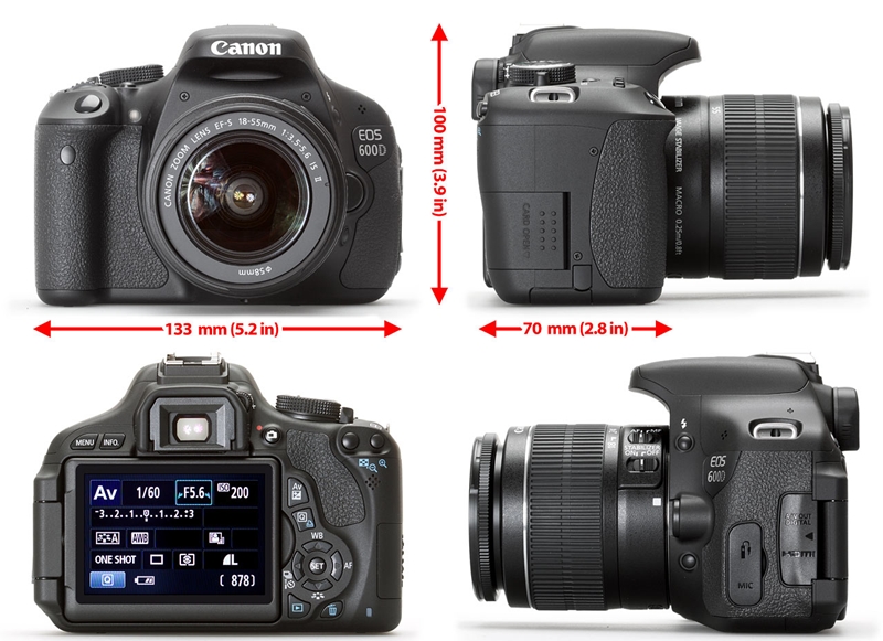 Harga dan Spesifikasi Kamera DSLR Canon EOS 600D HARGA DAN