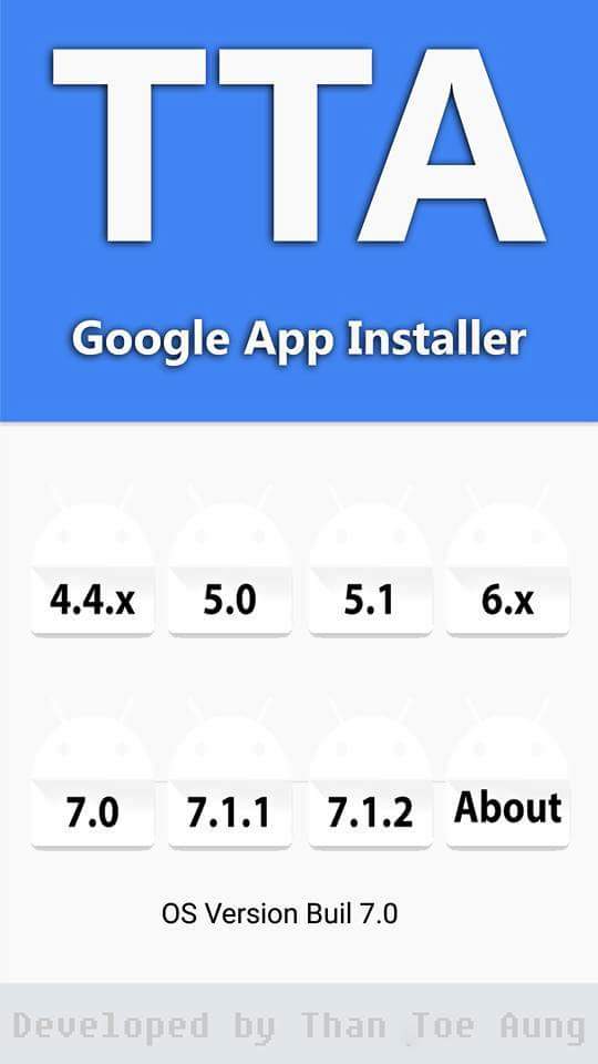 Tta Gapp Installer For Android 11 Apk TTA Gapp Installer (KLMN) - Phoe La Pyae