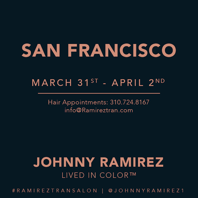 johnny Ramirez, Ramirez Tran Salon, Hot Hair, Lived in color, Lived in blonde, best hair color, johnny ramirez in San Francisco, SF hair, San Francisco Hair, Travel, Johnny Ramirez Travel dates 