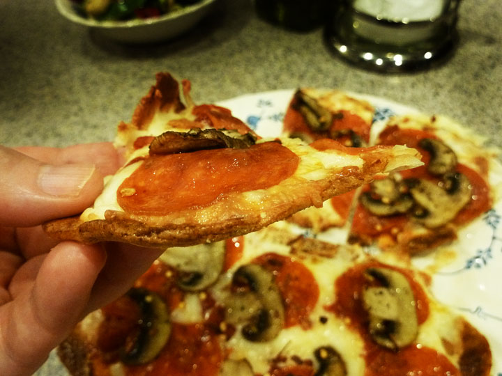 Fluffy Chix Cook Low Carb Pizza Revolution Style