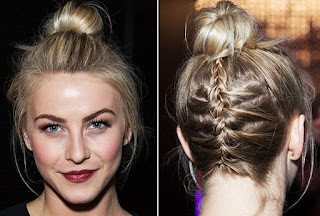 Braided top knot Braided top knot