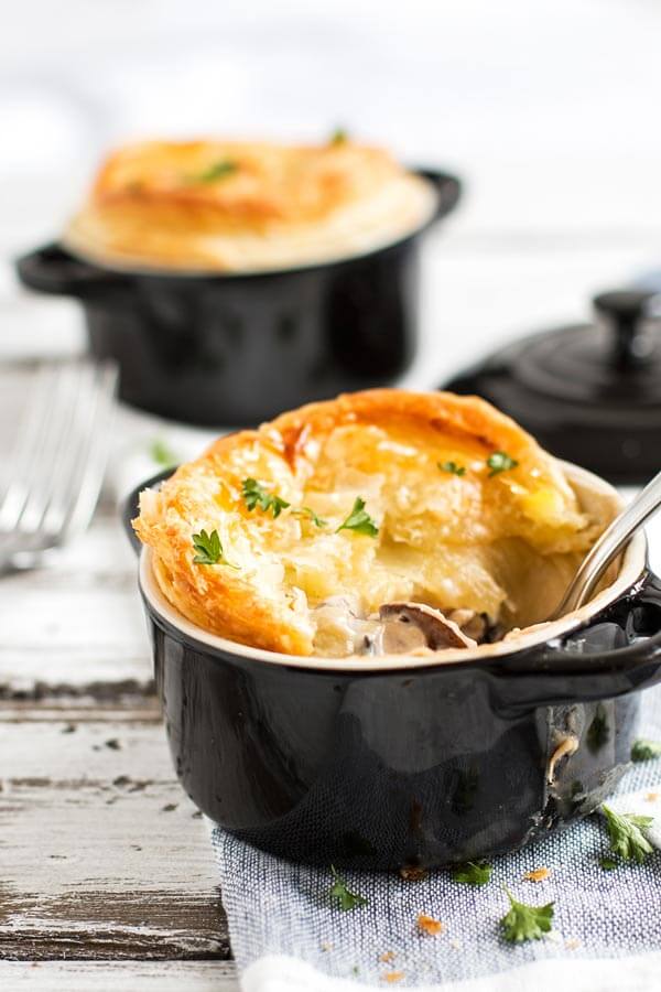 Chicken and Mushroom Pot Pies Cookin' Trend