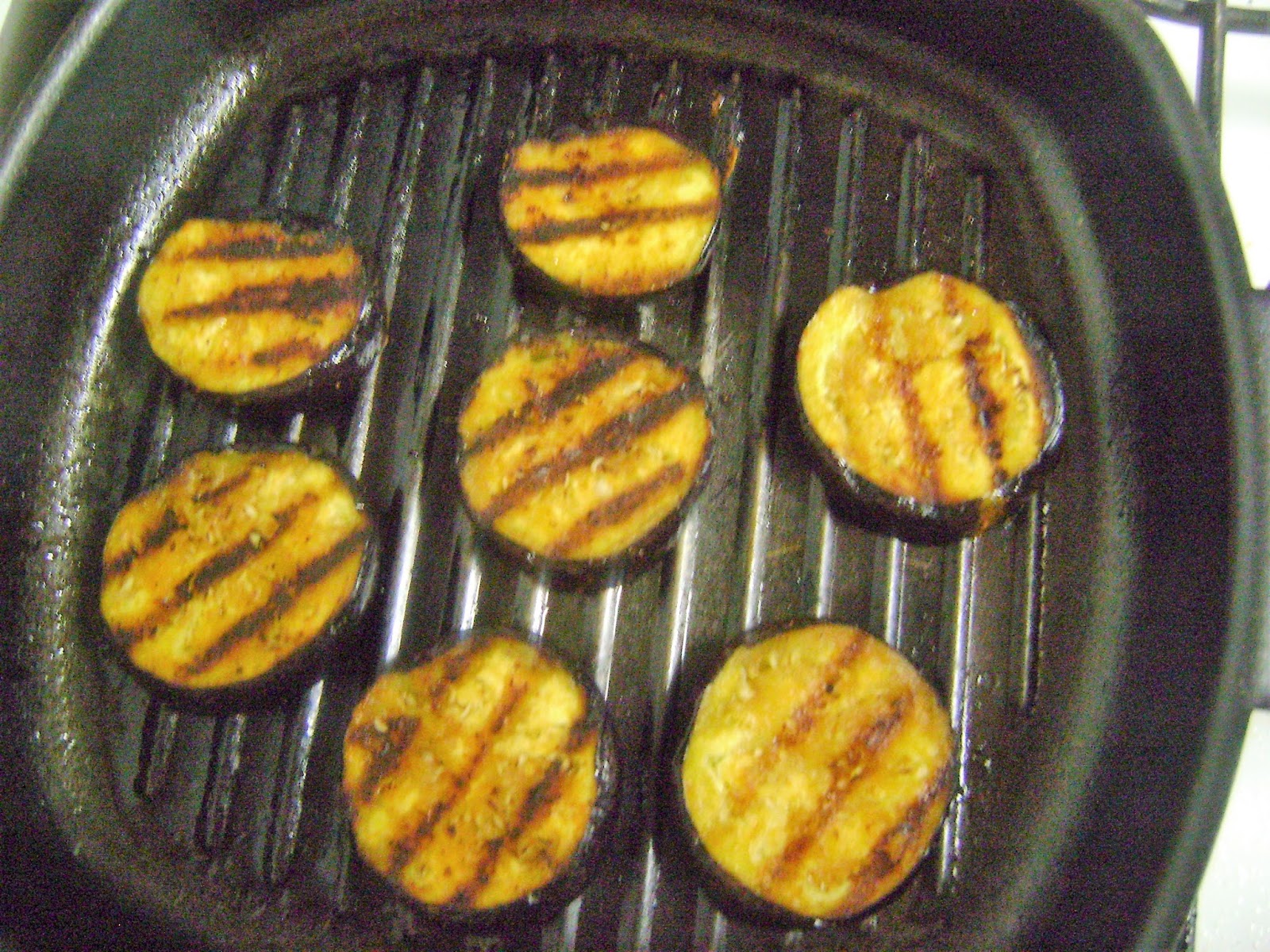 Bethica's Kitchen Flavours Pan Grilled Eggplants