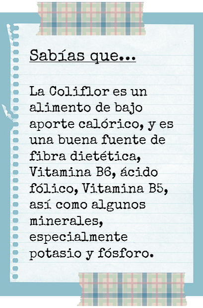 Datos sobre la Coliflor
