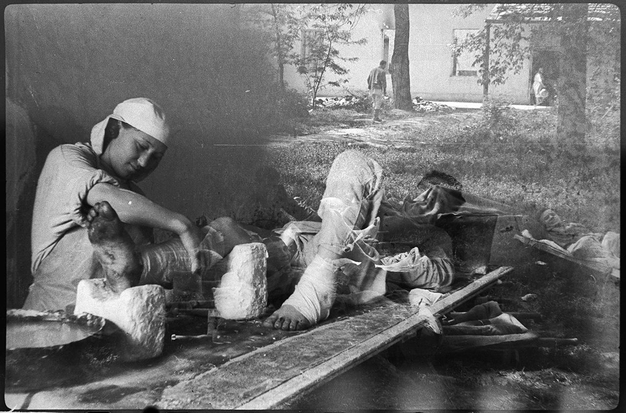 Полевой госпиталь в Крыму, 1944 год