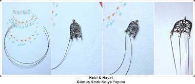 Gümüş Sıralı Kolye Yapımı 3 Hobi Kolye Modelleri 3