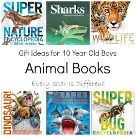 Animal book gift ideas for 10 year old boys.