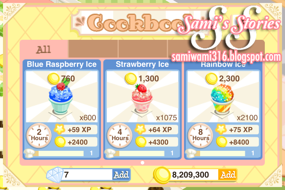 Sami's Stories Shaved Ice Maker Recipes (BS)