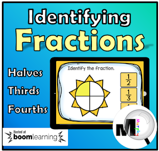https://www.teacherspayteachers.com/Product/BOOM-CARDS-Identifying-Fractions-Halves-Thirds-Fourths-3698340