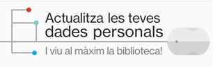 Actualitza les teves dades personals