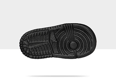 Air Jordan 1 Mid Flex (2c-10c) Toddler Girls' Shoe Black/Black-Black, Style - Color # 554727-010