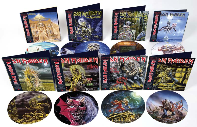 Vinilos Rock Reedición de Vinilos de Iron Maiden en formato Picture Disc