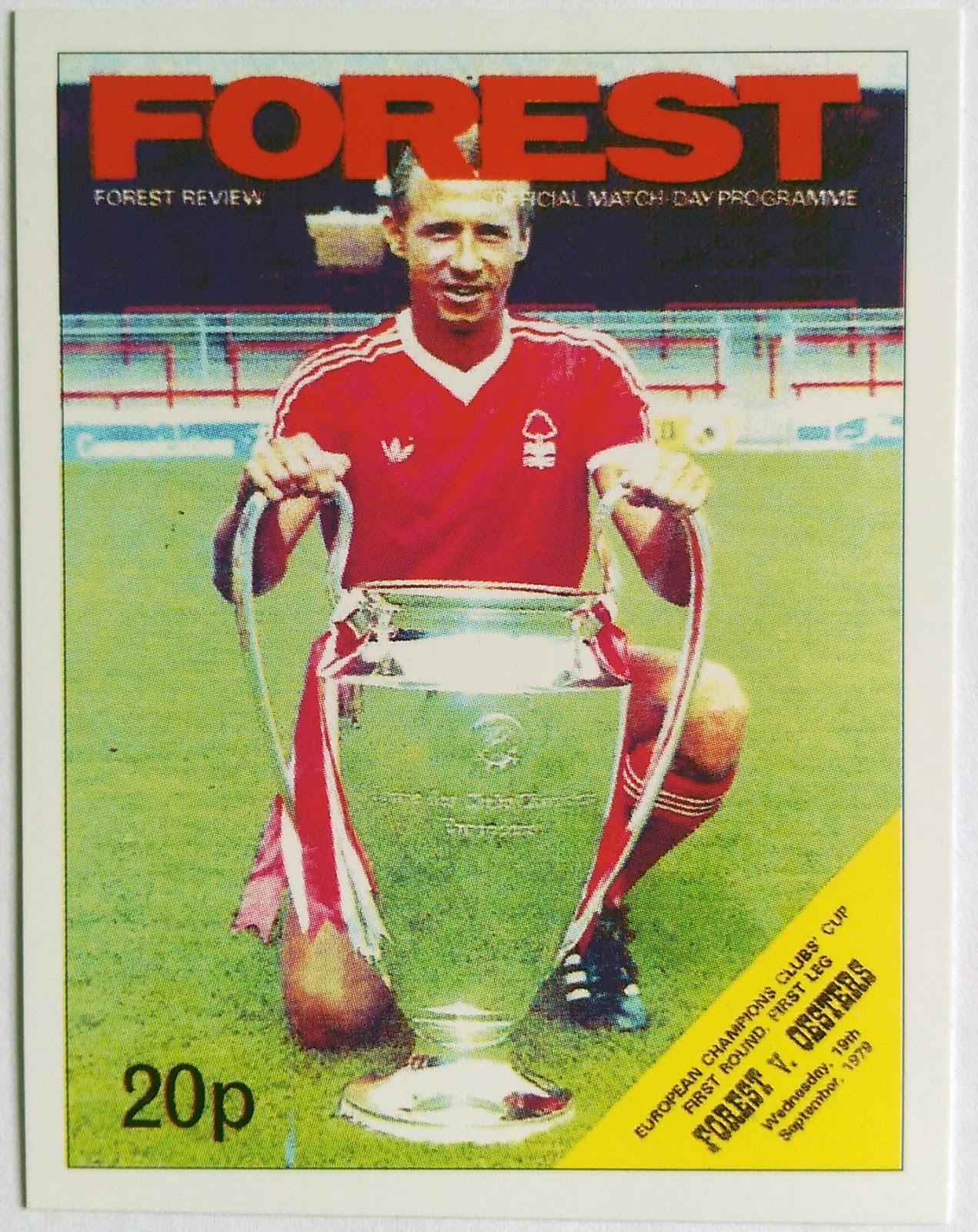 NFFC Cards & Stickers Sporting Profiles European Cup Winners 1980