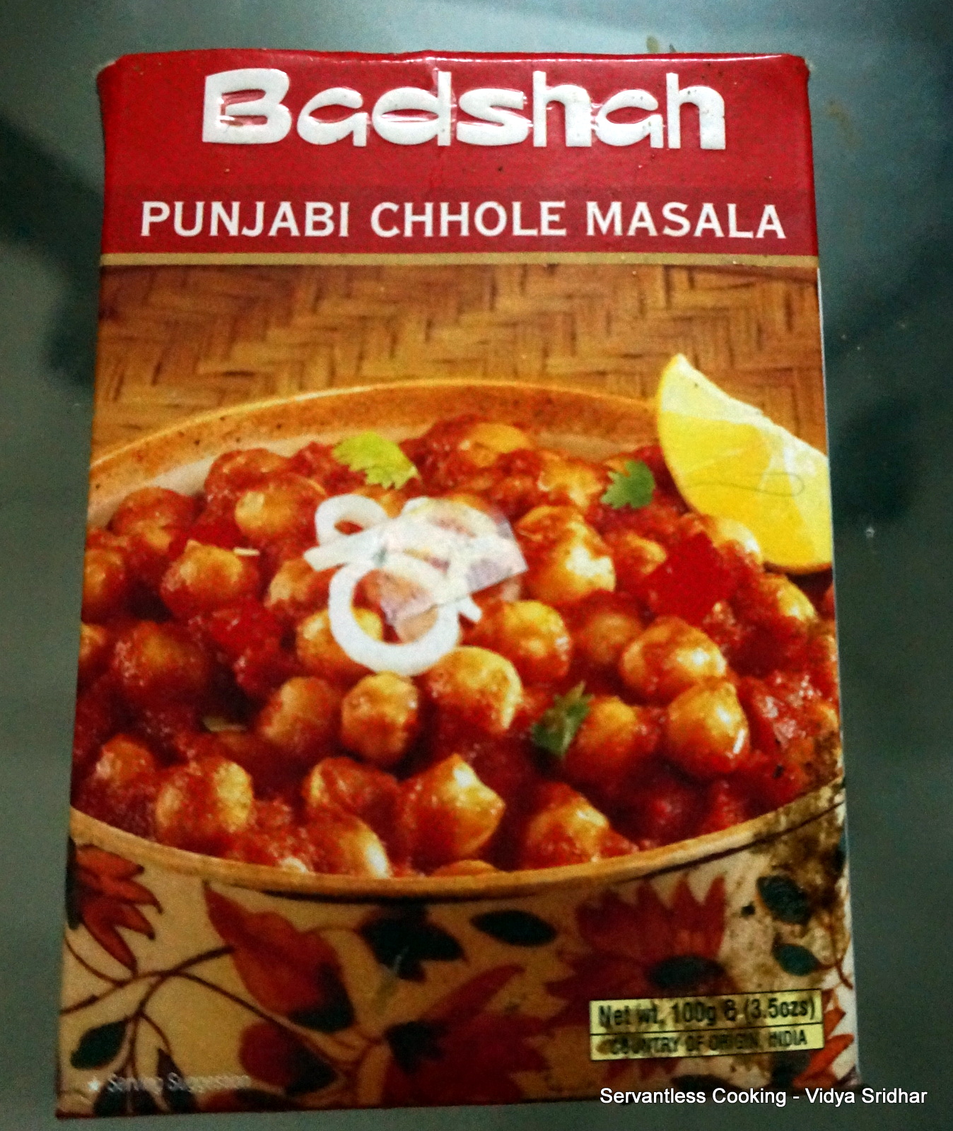 Servantless cooking Chole Masala (Spicy Garbanzo beans)