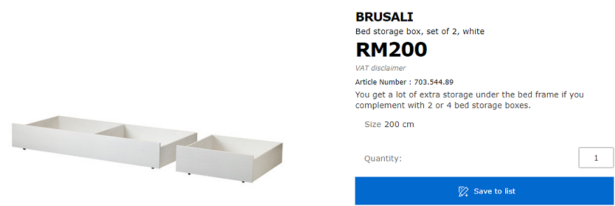 Bed storage box Ikea Bed storage box Ikea