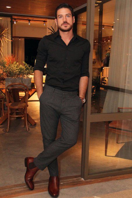 camisa social combina com bota