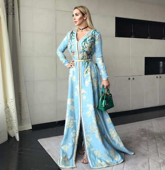 Caftan Femme Robe Caftan Simple 2018 Top Caftan Caftan 2018 Jeune Fille  Moderne Caftan Fille 2018 Discount