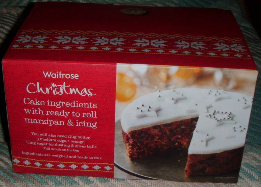 FOODSTUFF FINDS Waitrose Christmas Cake Ingredients Box (By cinabar)