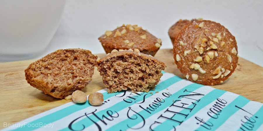 receta fit muffins espelta integral frutos secos fitness healthy