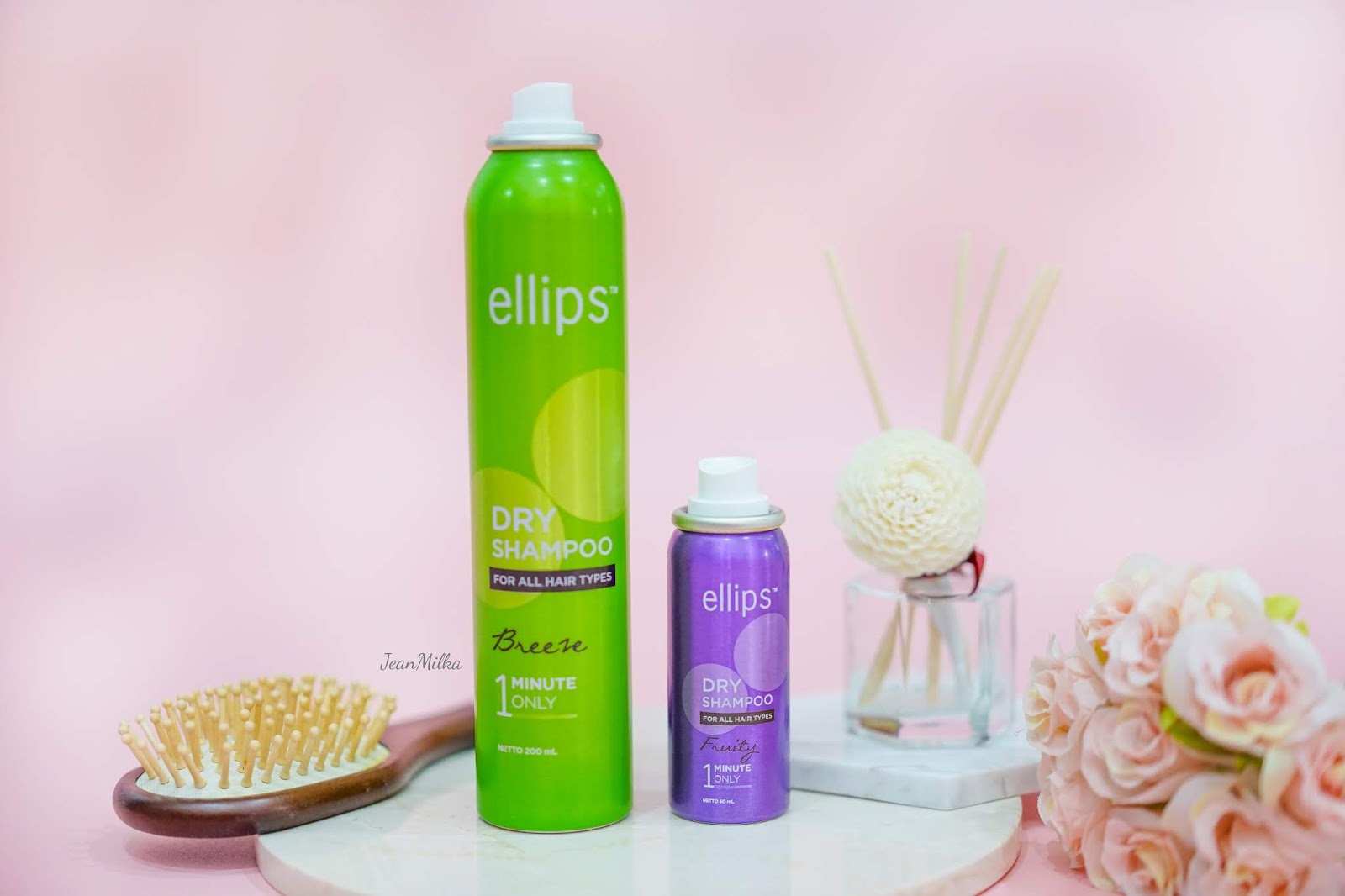 Rambut Bersih dan Rapi dalam 1 Menit Review Ellips Dry Shampoo Jean