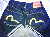 evisu gold seegull size 30-made in italy