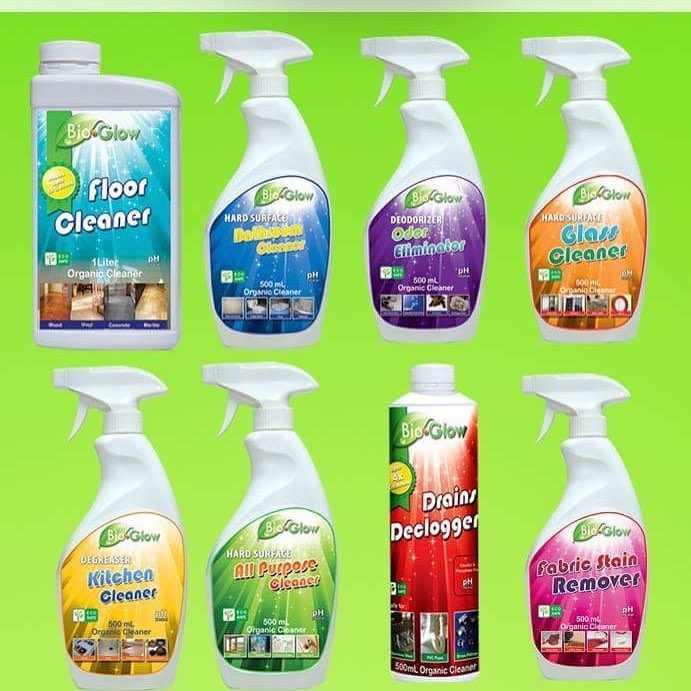 Product Review Bio Glow Organic Household Cleaners I Received 5 Bottles Odor Eliminator Kitchen Cleaner Bathroom Floor And All Purpose The We Used Most Were