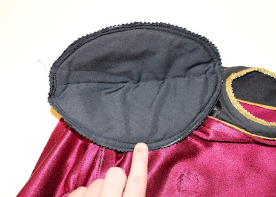 TNG season 1 admiral uniform - shoulder pads TNG season 1 admiral uniform - shoulder pads