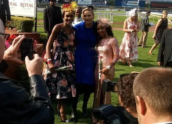 Princess Charlene attended "Princess Charlene of Monaco Royal Race Day" event at Turffontein Racecourse