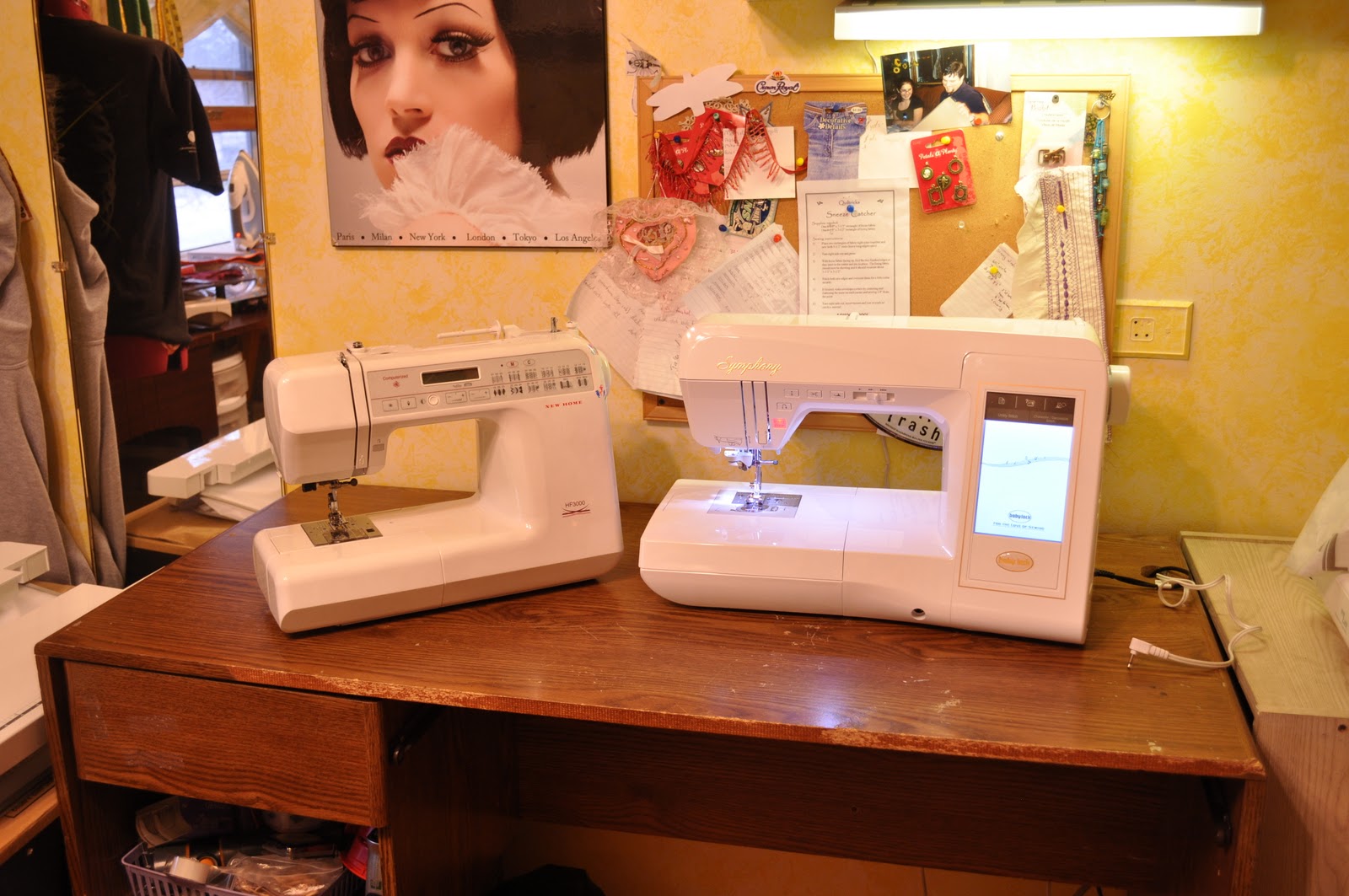 10 sewing machines & a serger BabyLock Symphony