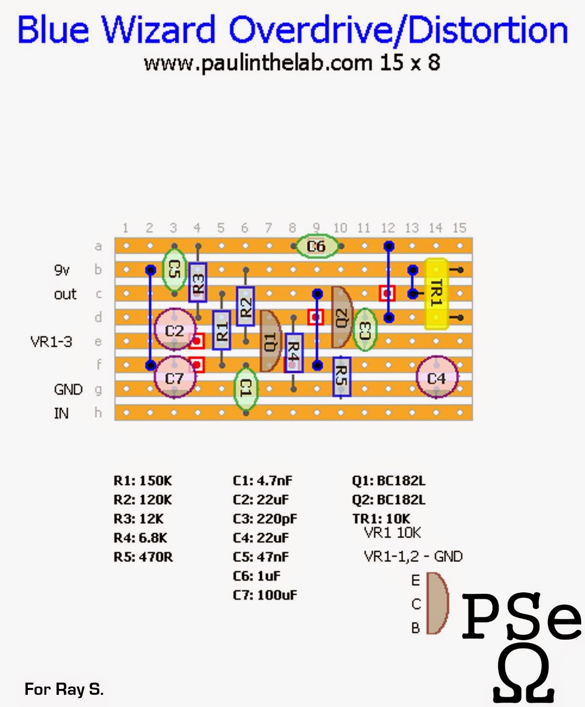 anyway - below is a quick sound sample - the 1st bit is the gain all the way up and the 2nd bit is the gain half way up.
