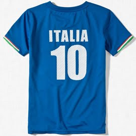 conjunto fútbol niño Italia Zara
