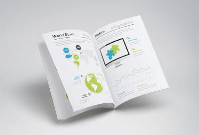 FREE INFOGRAPHIC BROCHURE TEMPLATE