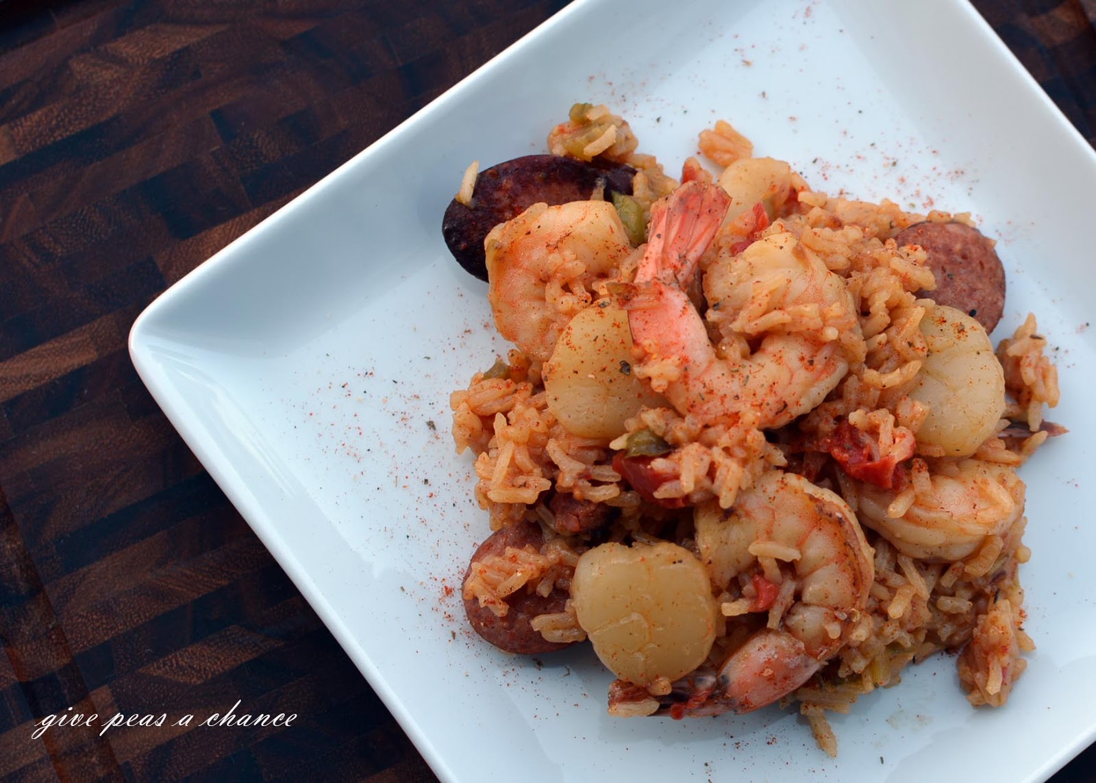 Give Peas a Chance Jambalaya