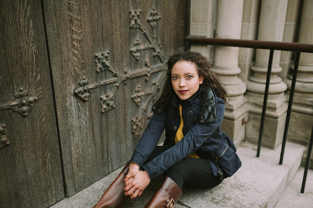Girl in Burberry Coat