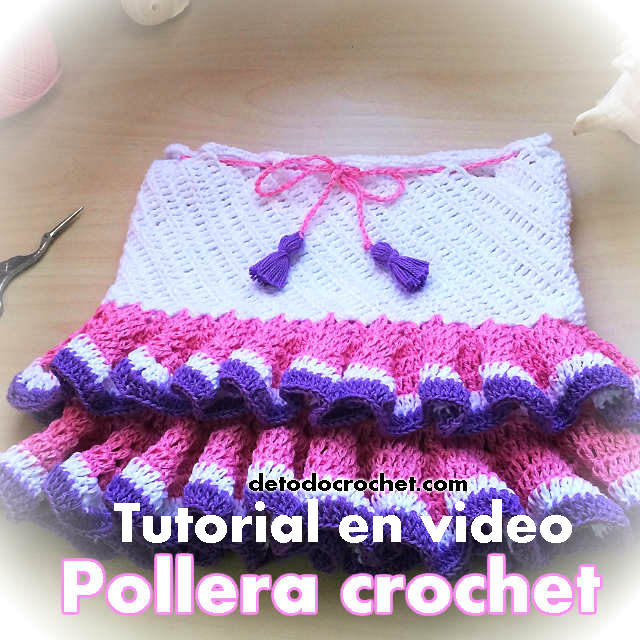 de Falda Tejida al / video