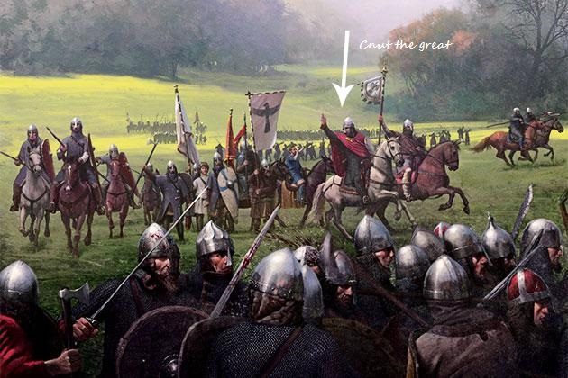 Viking history : 1015 - Cnut the great returned to England