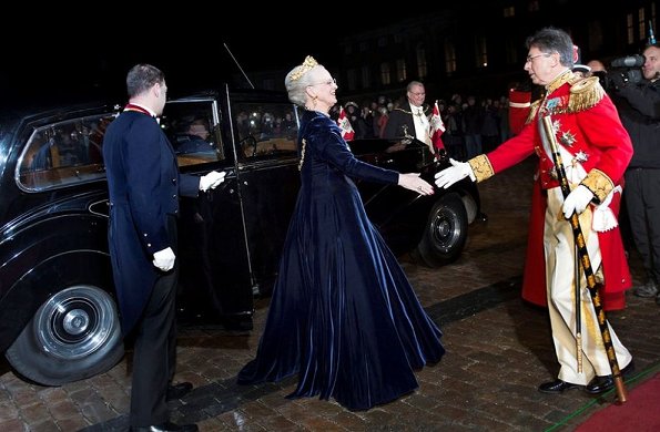 Queen Margrethe, Crown Prince Frederik, Crown Princess Mary, Prince Joachim and Princess Marie hosted New Year’s reception