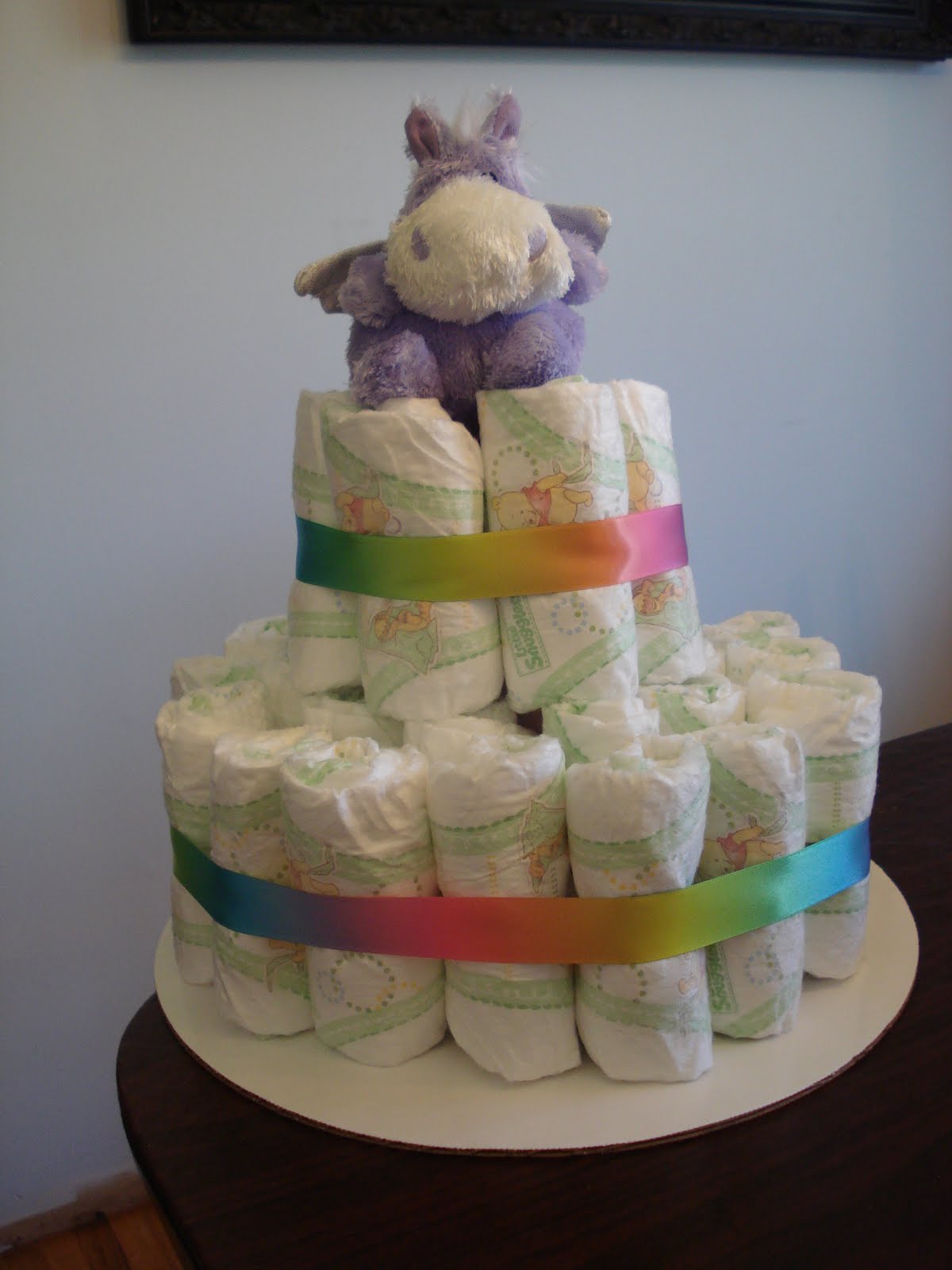 C &amp; B Creations Deluxe Mini Diaper Cake