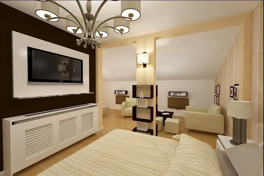 Design interior dormitor casa Constanta - Design Interior / Amenajari interioare | Design interior dormitor mansarda Constanta