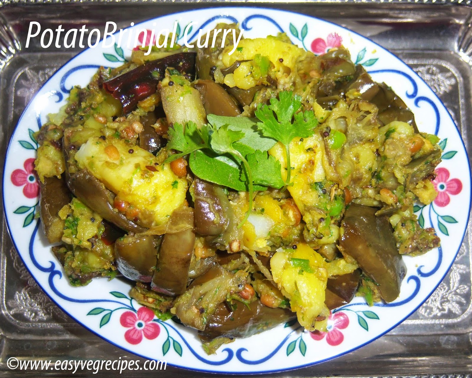 Potato Brinjal Curry