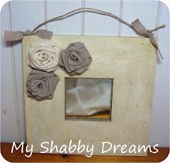 Specchio Shabby con rose