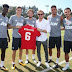 Formula One Champion, Nico Rosberg Hangs out with Manchester United Stars