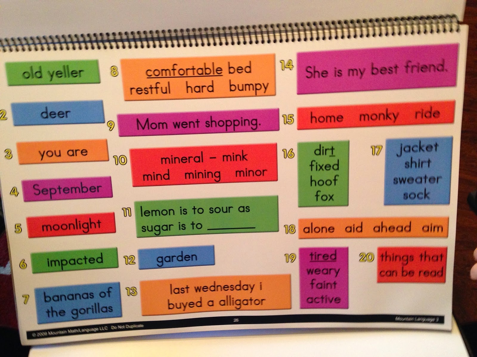 Mountain Language March 19