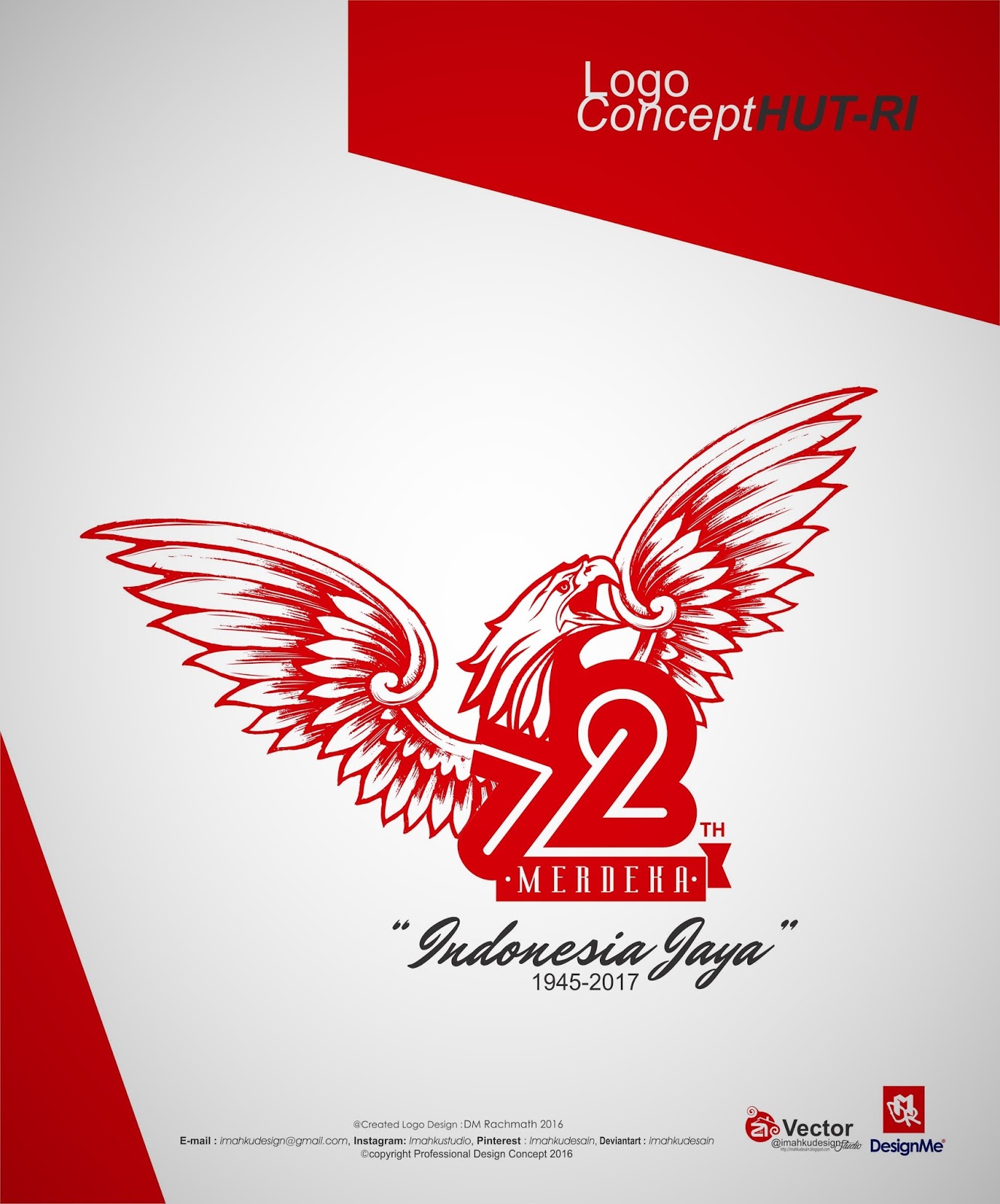 hut kemerdekaan republik indonesia logo konsep imahku desain hut kemerdekaan republik indonesia logo konsep imahku desain