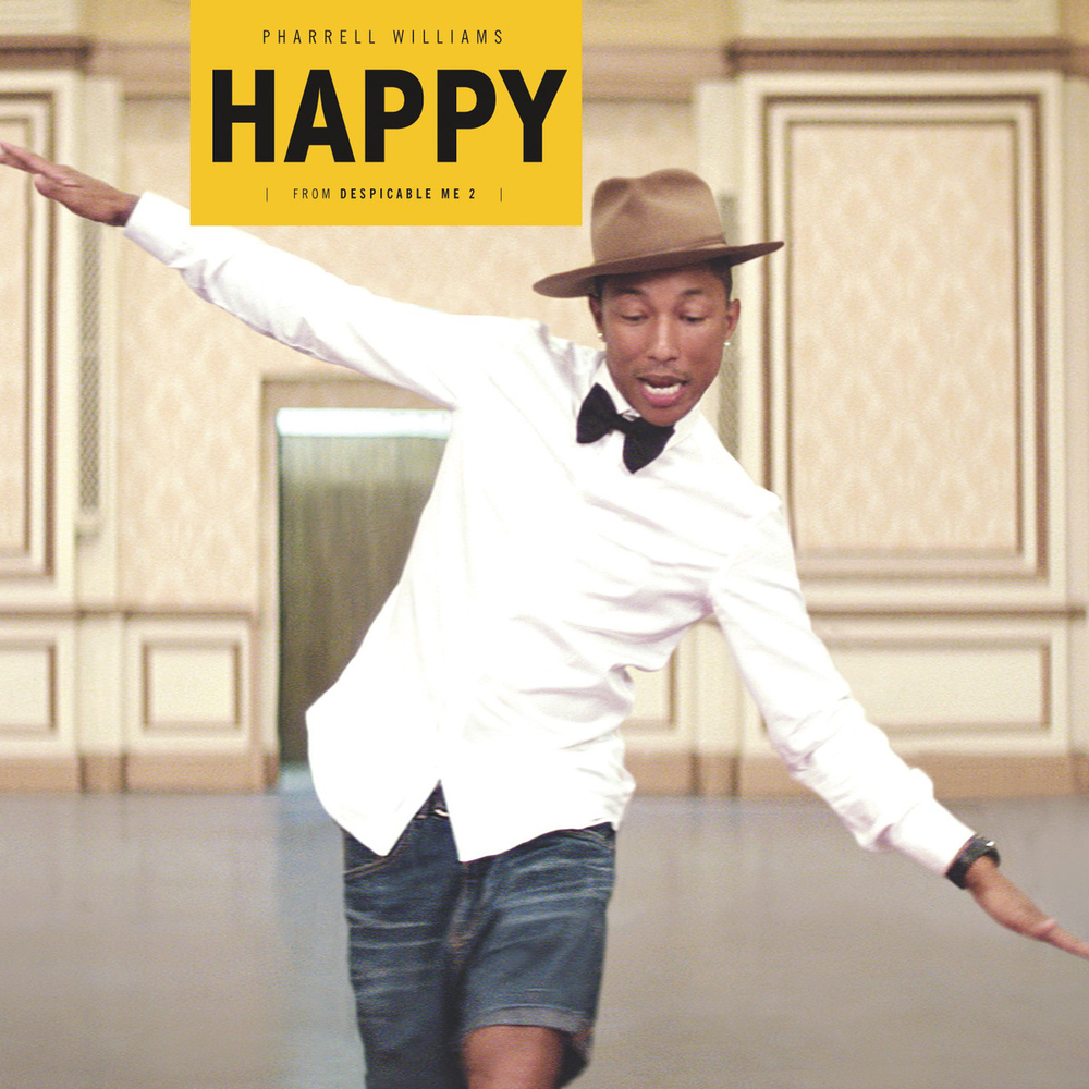 Music Lyrics On Screen Happy Pharrell Williams LYRICS On SCREEN