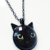 Cadena Gato Negro - Cristal ojo gato