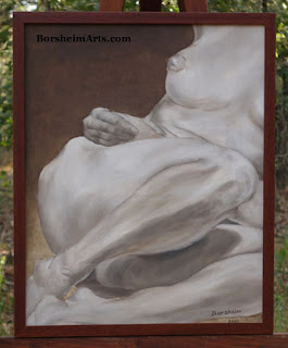 Gillian - Original Oil Figure Painting from Life by Kelly Borsheim