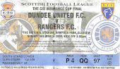 Final de la CIS Cup. Rangers 3-2 Dundee United. Marzo 2008