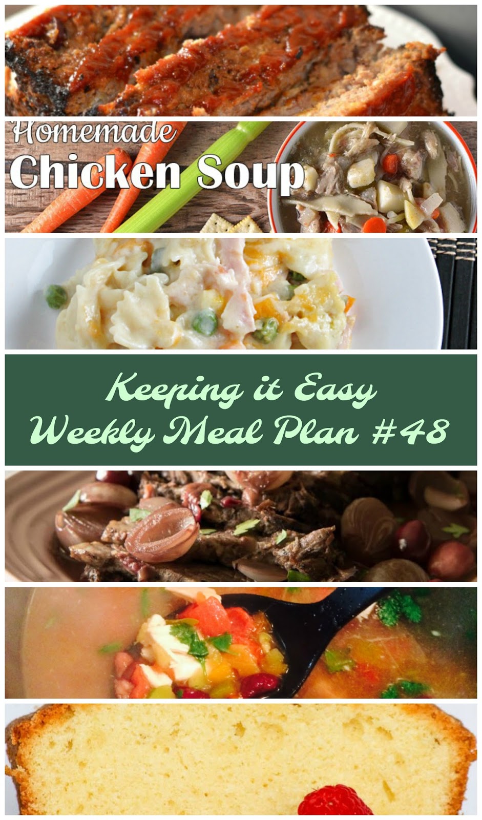 Family Dinner Menu Ideas for the week